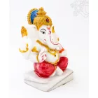 Ganesha színes rezin szobor - 16 cm