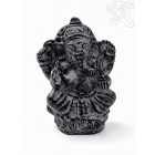 Ganesha láva kő szobor - 12 cm