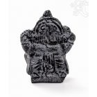 Ganesha láva kő szobor - 12 cm