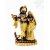 Radha Krishna réz szobor, arany-bronz- 14 cm