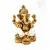 Ganesha színes rezin szobor - 17 cm