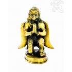 Garuda réz szobor, arany és sötétzöld - 15 cm