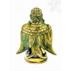 Garuda réz szobor, arany és sötétzöld - 15 cm
