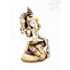 Laxmi (Lakshmi) réz szobor, arany-ezüst-bronz - 17 cm