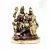 Shiva család réz szobor, arany-bronz - 15 cm