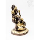 Laxmi (Lakshmi) réz szobor, arany-bronz - 20 cm