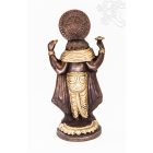 Vishnu réz szobor, arany - bronz - 24 cm