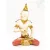 Vajrasattva réz szobor, fehér-arany és színes - 34 cm