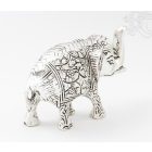 Elefánt aluminium szobor - 8 cm