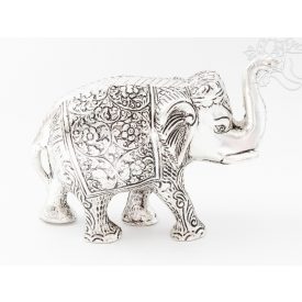 Elefánt aluminium szobor - 11 cm