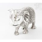 Elefánt aluminium szobor - 11 cm