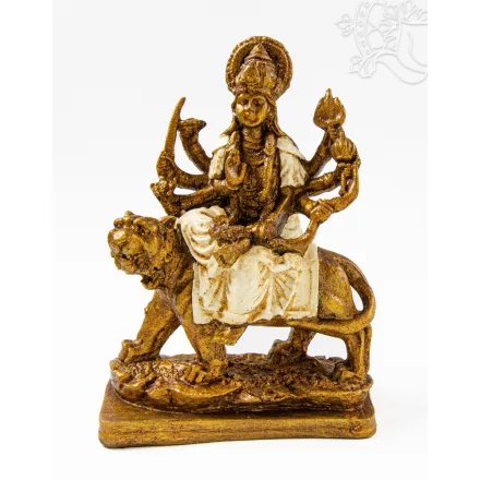 Durga istennő rezin (műgyanta) szobor - 23 cm