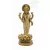 Álló Lakshmi (Laxmi), szines rezin szobor - 19 cm
