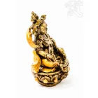 Zambala szines rezin szobor - 10 cm