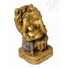 Ganesha színes rezin szobor - 40 cm
