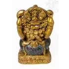 Ganesha színes rezin szobor - 40 cm