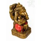 Ganesha színes rezin szobor - 40 cm
