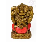 Ganesha színes rezin szobor - 40 cm