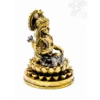 Shiva, szines rezin szobor - 13,5 cm