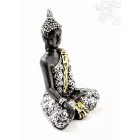 Shakyamuni Buddha színes rezin szobor - 15 cm