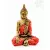 Shakyamuni Buddha színes rezin szobor - 15 cm