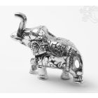 Elefánt aluminium szobor - 6 cm