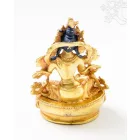 Zöld Tara aranyozott szobor - 9 cm