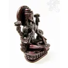 Lakshmi (Laxmi), vörös színű rezin szobor - 13 cm