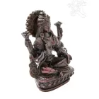 Lakshmi (Laxmi), vörös színű rezin szobor - 13 cm