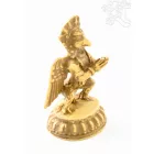 Garuda csont színű, rezin szobor - 11,5 cm