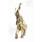 Elefánt réz szobor - 75 cm - hatalmas