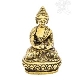 Amitabha Buddha réz szobor - 8 cm
