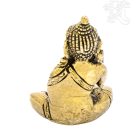 Áldó Buddha réz szobor - matt sárga - alj nélkül - 8 cm