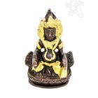Zambala réz szobor, arany-bronz - 8 cm