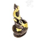 Zambala réz szobor, arany-bronz - 8 cm