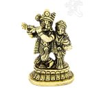 Radha Krishna réz szobor - 9 cm
