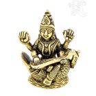 Sarasvati réz szobor - 10 cm