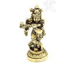 Krishna réz szobor - 10 cm