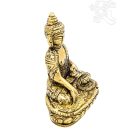 Shakyamuni Buddha réz szobor - antik - 9,5 cm