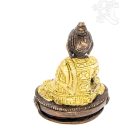 Shakyamuni Buddha réz szobor, arany-bronz - 9,5 cm