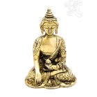 Shakyamuni Buddha réz szobor, alj nélkül - antik -14 cm