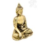 Shakyamuni Buddha réz szobor, alj nélkül - antik -14 cm