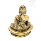 Shakyamuni Buddha réz szobor, antik - 14 cm