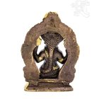 Patanjali (a jóga atyja) réz szobor, arany-bronz - 13 cm