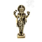 Álló Laxmi (Lakshmi) réz szobor - 15 cm