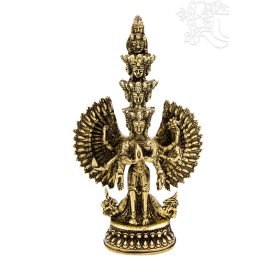 1000 karú Csenrézi álló réz szobor - 24 cm