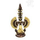 1000 karú Csenrézi álló réz arany-bronz szobor - 24 cm