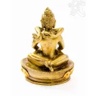 Buddha és Shakti (Samantabhadra) színes rezin szobor - 16 cm