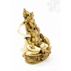 Zambala színes rezin szobor  - 17 cm 