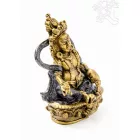 Zambala színes rezin szobor - 17 cm